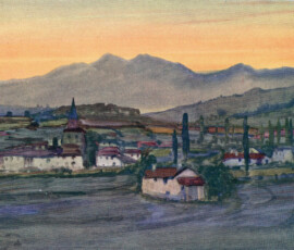 An upland village An upland village