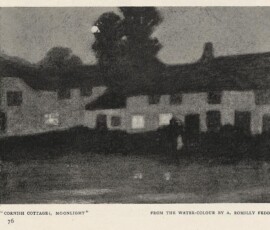 Cornish Cottages, Moonlight - The International Studio - November 1904 Cornish Cottages, Moonlight - The International Studio - November 1904