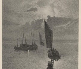 Fishing Boats Polperro - The International Studio - Novembre 1907 Fishing Boats Polperro The International Studio - November 1907