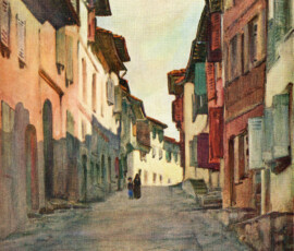 Street in Old town St. Jean Pied de Port Street in Old town St. Jean Pied de Port